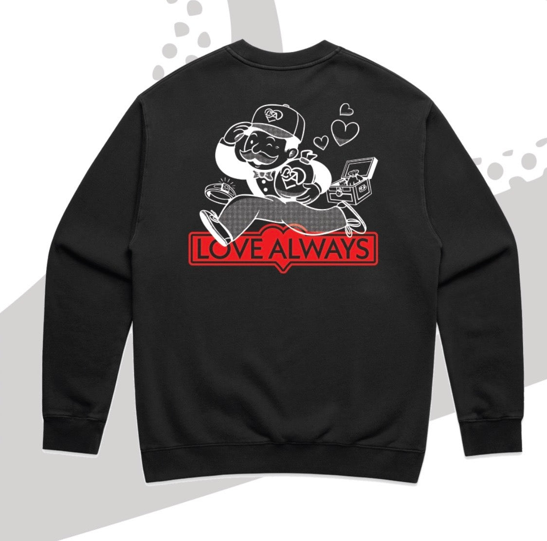 LOVE ALWAYS LOOSE FIT CREWNECK 💰