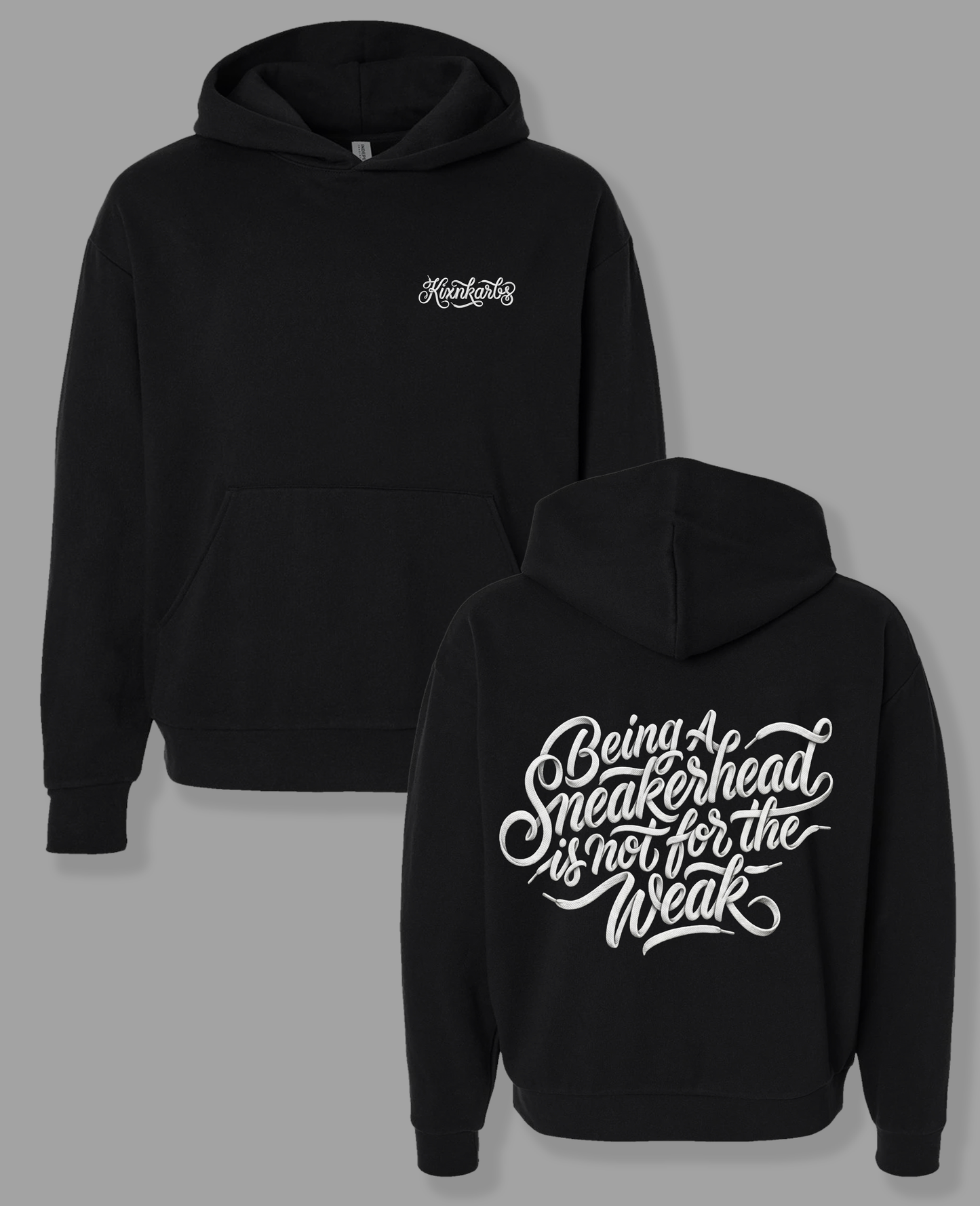 NOT FOR THE WEAK LOOSE FIT HOODIE