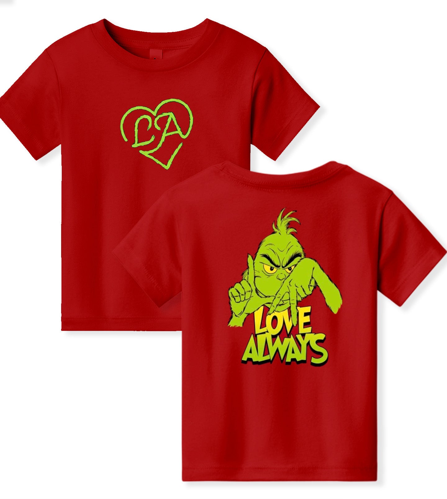 LOVE ALWAYS XMAS TODDLER TEE