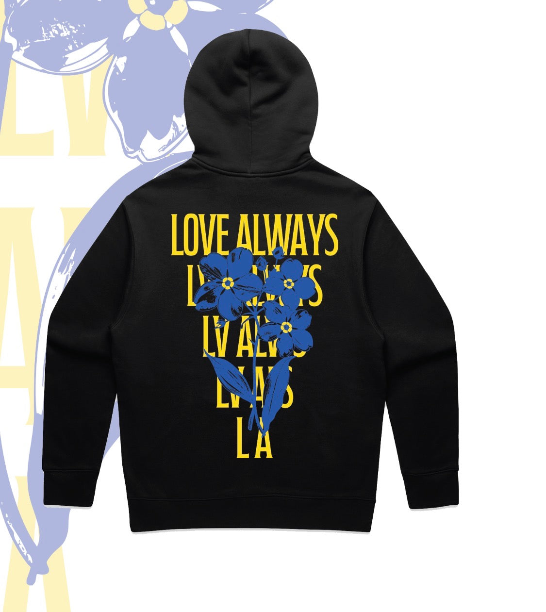 FORGET ME NOT LOOSE FIT HOODIE