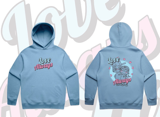 LOVE ALWAYS VDAY LOOSE FIT HOODIE