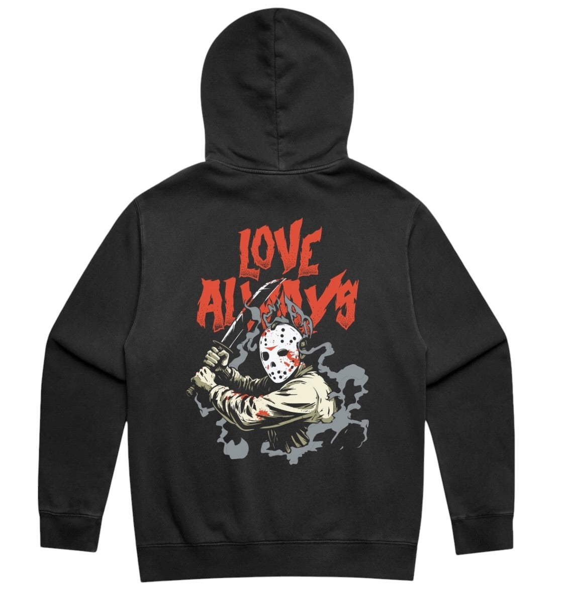 LOVE ALWAYS HALLOWEEN LOOSE FIT HOODIE (GITD)