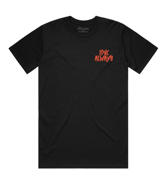 LOVE ALWAYS HALLOWEEN REGULAR FIT TEE (GITD)